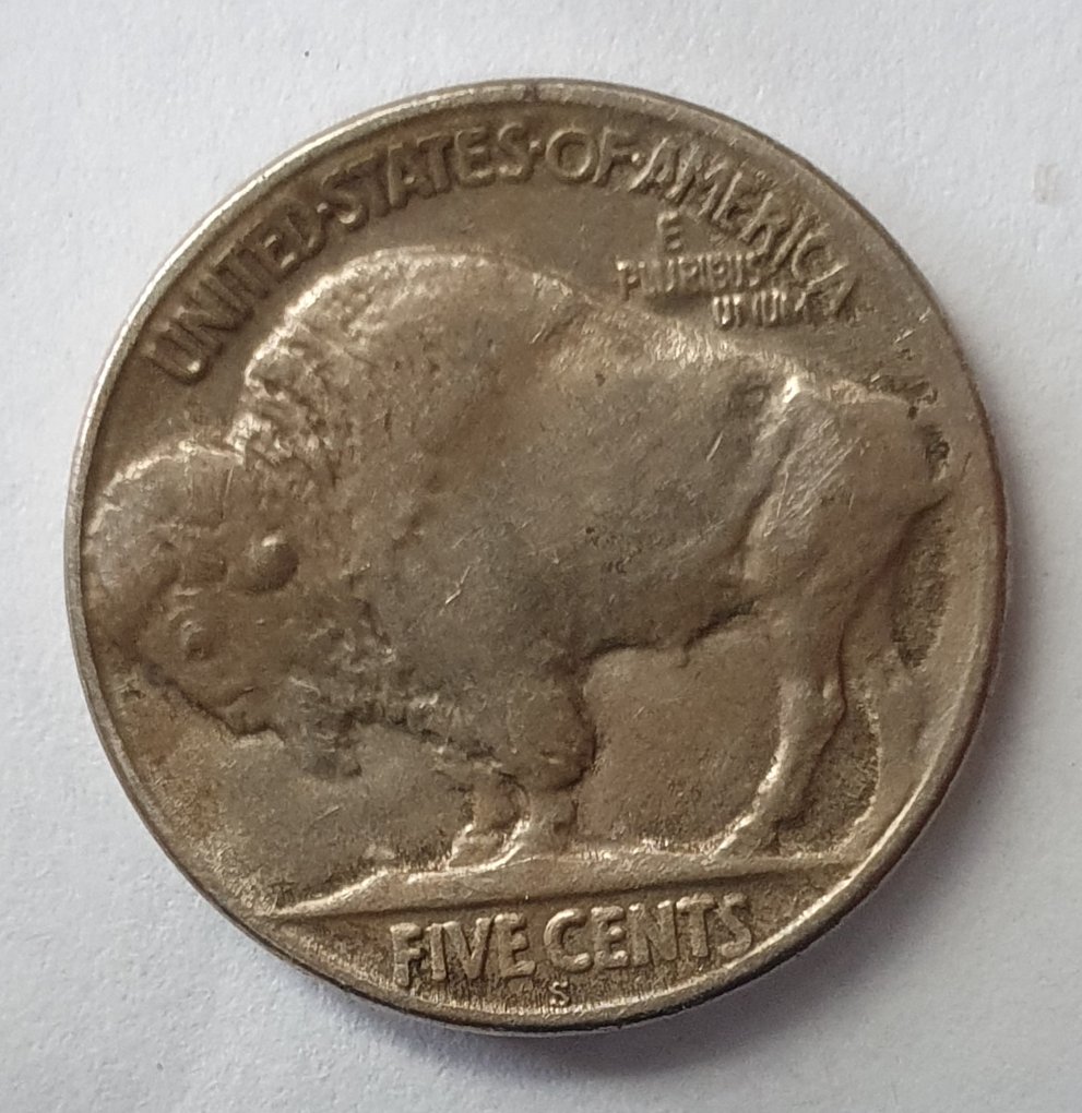 1923-S-US-Buffalo-Nickel-S/D-Over-Mint,